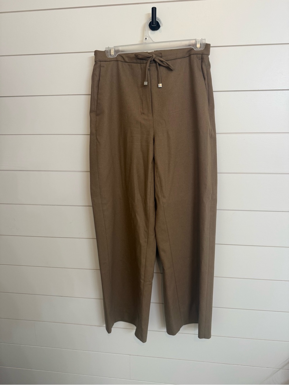 MaxMara Brown Drawstring Chino Pants
